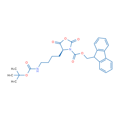(S)-(9H-Fluoren-9-yl)methyl 4-(4-((tert-butoxycarbonyl)amino)butyl)-2,5-dioxooxazolidine-3-carboxylate 1g