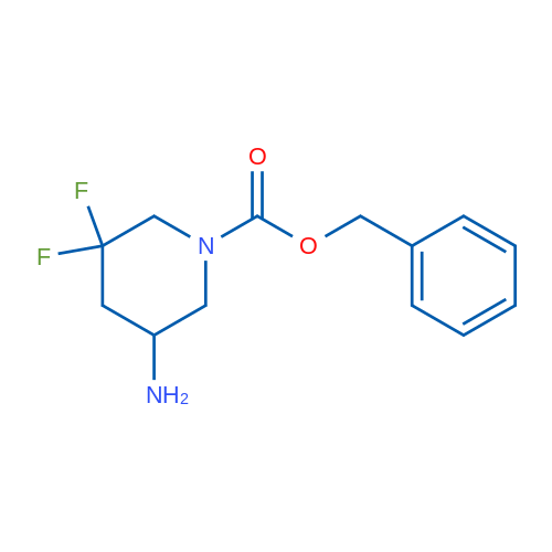 Benzyl 5-amino-3,3-difluoropiperidine-1-carboxylate 250mg