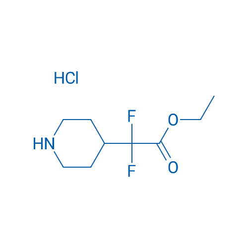 Ethyl 2,2-difluoro-2-(piperidin-4-yl)acetate hydrochloride 250mg