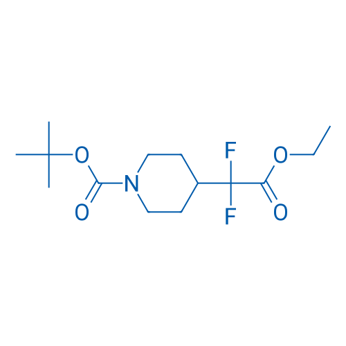tert-butyl4-(2-ethoxy-1,1-difluoro-2-oxoethyl)piperidine-1-carboxylate 1g