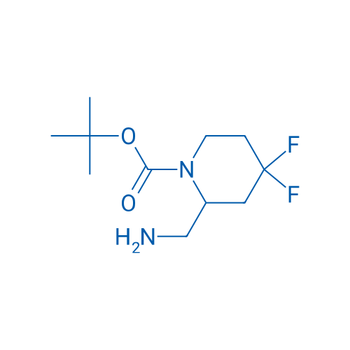 tert-Butyl 2-(aminomethyl)-4,4-difluoropiperidine-1-carboxylate 50mg