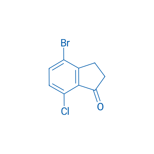 4-Bromo-7-chloro-2,3-dihydro-1H-inden-1-one 250mg