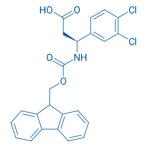 (S)-3-((((9H-Fluoren-9-yl)methoxy)carbonyl)amino)-3-(3,4-dichlorophenyl)propanoic acid 100mg