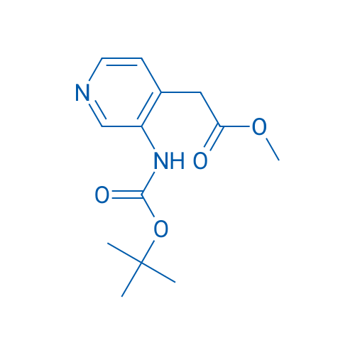 Methyl 2-(3-((tert-butoxycarbonyl)amino)pyridin-4-yl)acetate 1g