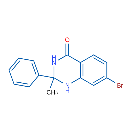 7-Bromo-2-methyl-2-phenyl-2,3-dihydroquinazolin-4(1H)-one 1g