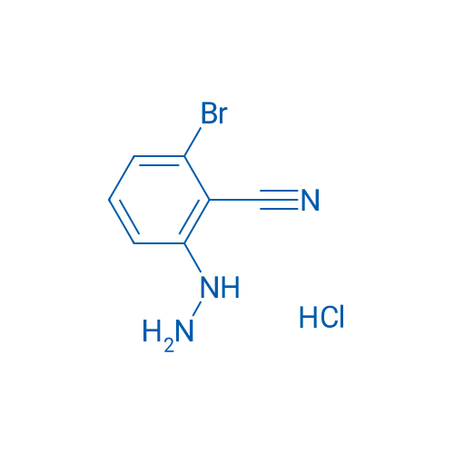 2-Bromo-6-hydrazinylbenzonitrile hydrochloride 1g