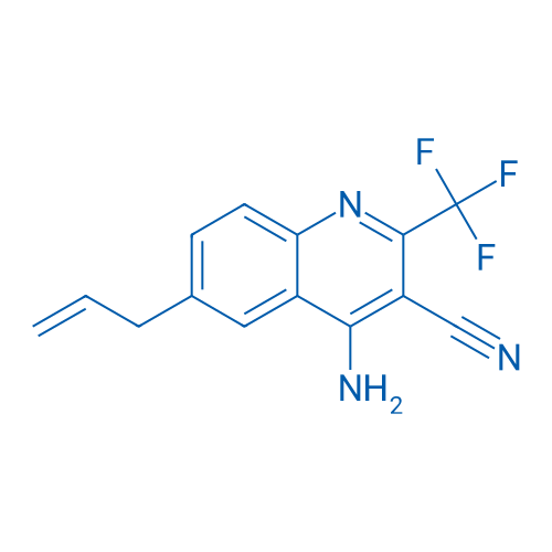 6-Allyl-4-amino-2-(trifluoromethyl)quinoline-3-carbonitrile 1g