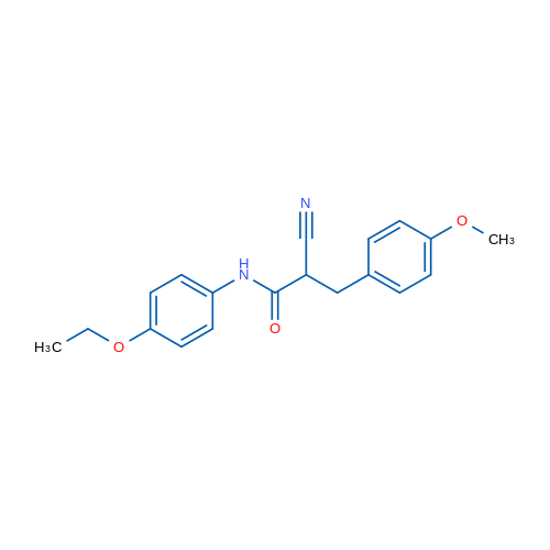 2-Cyano-N-(4-ethoxyphenyl)-3-(4-methoxyphenyl)propanamide 1g