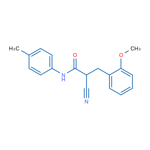 2-Cyano-3-(2-methoxyphenyl)-N-(4-methylphenyl)propanamide 1g