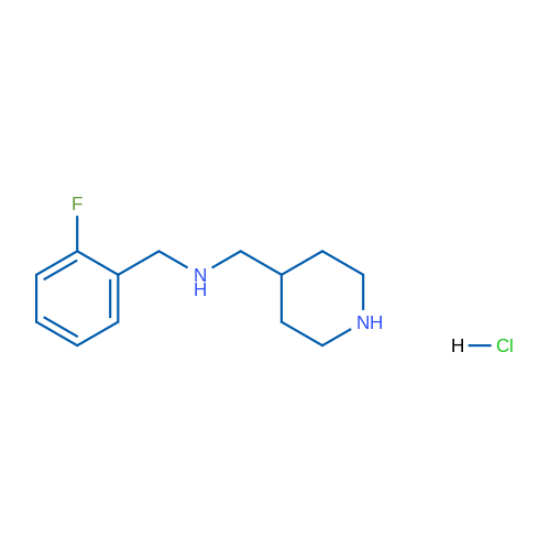 N-(2-Fluorobenzyl)-1-(piperidin-4-yl)methanamine hydrochloride 1g