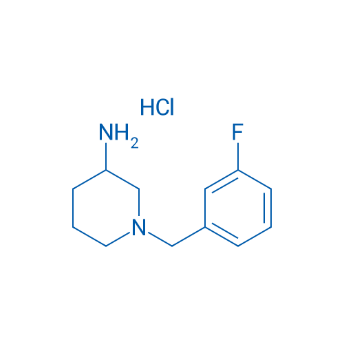 1-(3-Fluorobenzyl)piperidin-3-amine hydrochloride 1g