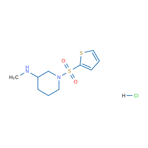 N-Methyl-1-(thiophen-2-ylsulfonyl)piperidin-3-amine hydrochloride 1g