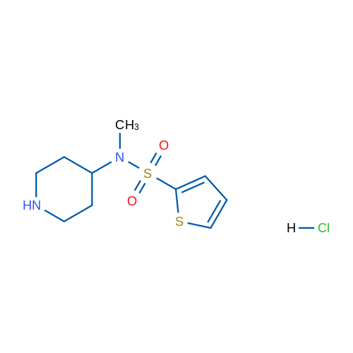 N-Methyl-N-(piperidin-4-yl)thiophene-2-sulfonamide hydrochloride 1g