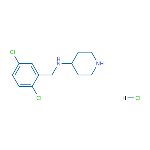N-(2,5-Dichlorobenzyl)piperidin-4-amine hydrochloride 1g