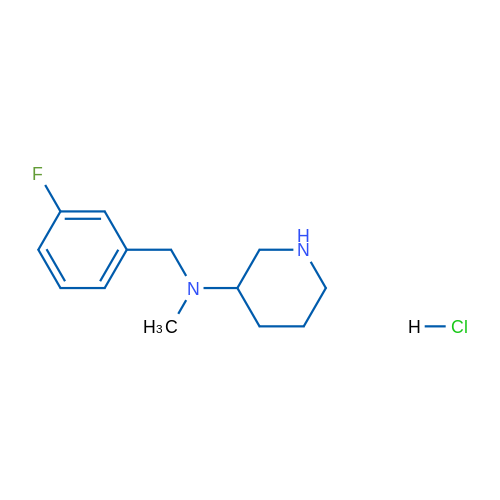N-(3-Fluorobenzyl)-N-methylpiperidin-3-amine hydrochloride 1g