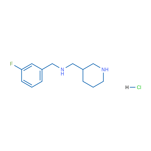 N-(3-Fluorobenzyl)-1-(piperidin-3-yl)methanamine hydrochloride 1g