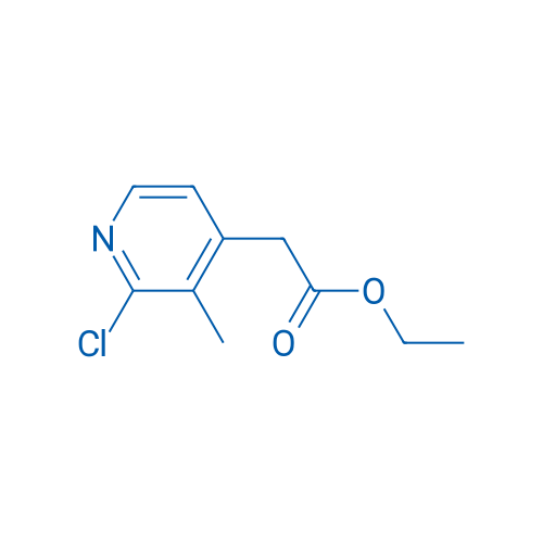 Ethyl 2-(2-chloro-3-methylpyridin-4-yl)acetate 250mg