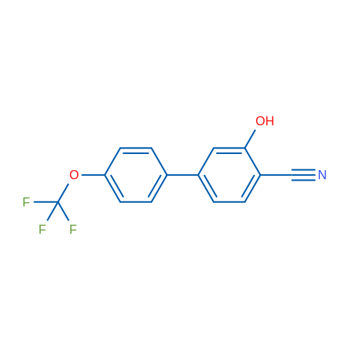 4-Cyano-3-hydroxy-4'-(trifluoromethoxy)biphenyl 1g