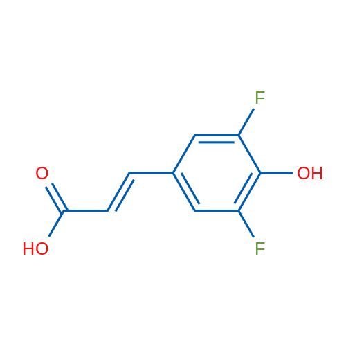 (2E)-3-(3,5-Difluoro-4-hydroxyphenyl)prop-2-enoic acid, E 1g