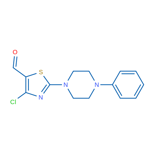 4-Chloro-2-(4-phenylpiperazin-1-yl)thiazole-5-carbaldehyde 1g