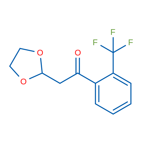 2-(1,3-Dioxolan-2-yl)-1-(2-(trifluoromethyl)phenyl)ethanone 5g