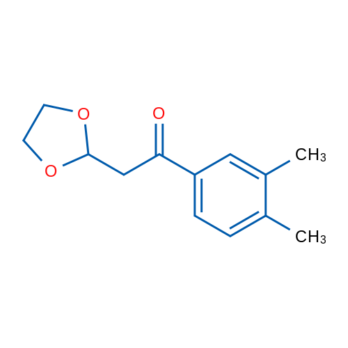 1-(3,4-Dimethylphenyl)-2-(1,3-dioxolan-2-yl)ethanone 1g