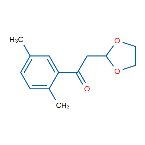 1-(2,5-Dimethylphenyl)-2-(1,3-dioxolan-2-yl)ethanone 1g