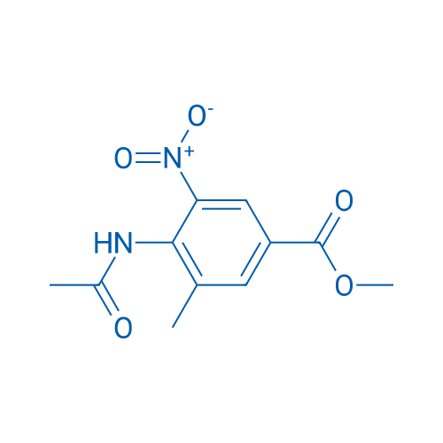4-ACetylamino-3-methyl-5-nitro-benzoic acid methyl ester 10g