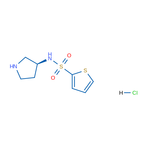 (S)-N-(Pyrrolidin-3-yl)thiophene-2-sulfonamide hydrochloride 1g