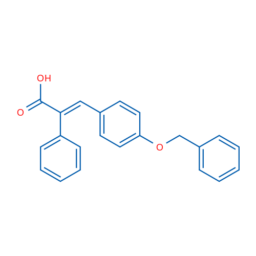 3-(4-(Benzyloxy)phenyl)-2-phenylacrylic acid 5g
