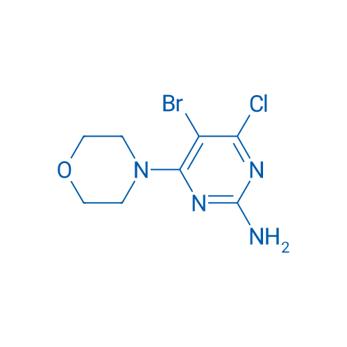 5-Bromo-4-chloro-6-morpholinopyrimidin-2-amine 1g