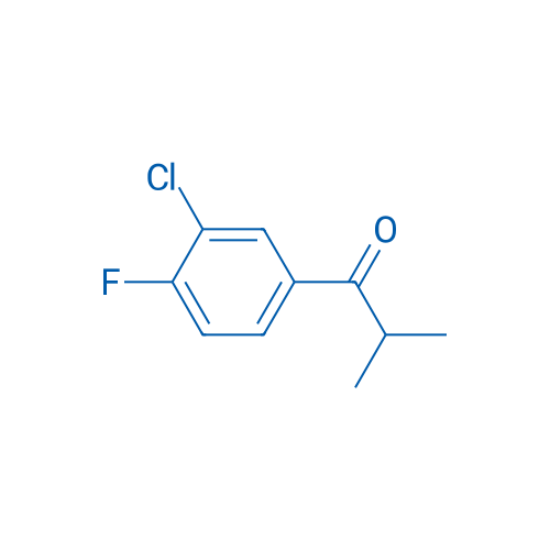 1-(3-Chloro-4-fluorophenyl)-2-methylpropan-1-one 1g