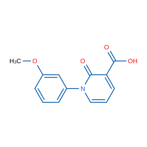 1-(3-Methoxyphenyl)-2-oxo-1,2-dihydropyridine-3-carboxylic acid 1g