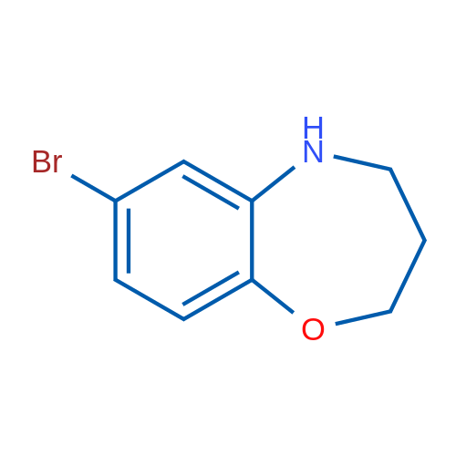 7-Bromo-2,3,4,5-tetrahydro-1,5-benzoxazepine 250mg