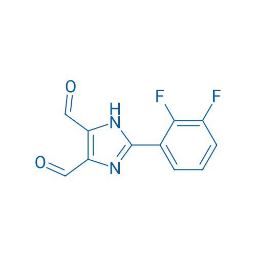 2-(2,3-Difluorophenyl)-1H-imidazole-4,5-dicarbaldehyde 1g
