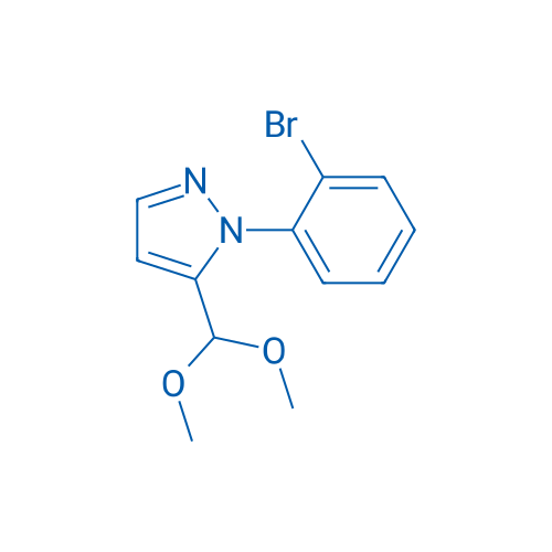 1-(2-Bromophenyl)-5-(dimethoxymethyl)-1H-pyrazole 1g