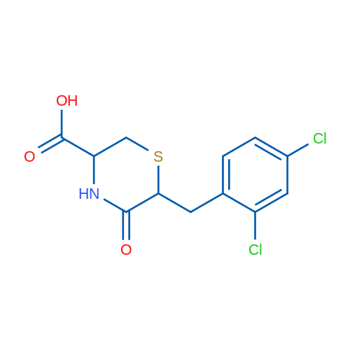 6-(2,4-Dichlorobenzyl)-5-oxothiomorpholine-3-carboxylic acid 1g