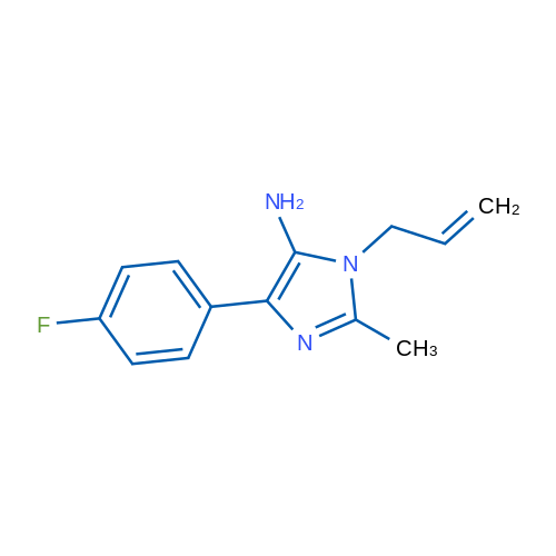 1-Allyl-4-(4-fluorophenyl)-2-methyl-1H-imidazol-5-amine 1g