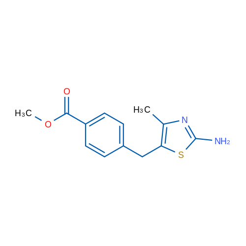 Methyl 4-((2-amino-4-methylthiazol-5-yl)methyl)benzoate 1g