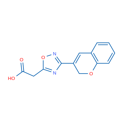 2-(3-(2H-Chromen-3-yl)-1,2,4-oxadiazol-5-yl)acetic acid 1g