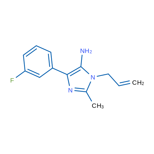 1-Allyl-4-(3-fluorophenyl)-2-methyl-1H-imidazol-5-amine 1g