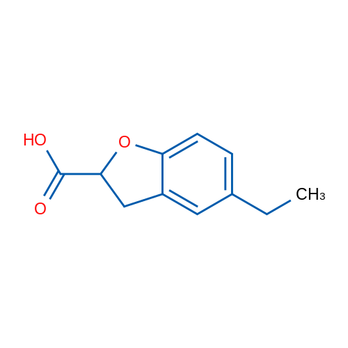 5-Ethyl-2,3-dihydrobenzofuran-2-carboxylic acid 1g