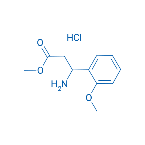 Methyl 3-amino-3-(2-methoxyphenyl)propanoate hydrochloride 250mg