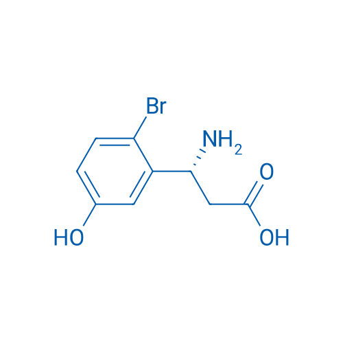 (3R)-3-amino-3-(2-bromo-5-hydroxyphenyl)propanoic acid 250mg