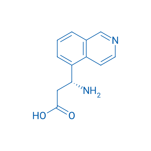 (3R)-3-amino-3-(5-isoquinolyl)propanoic acid 250mg