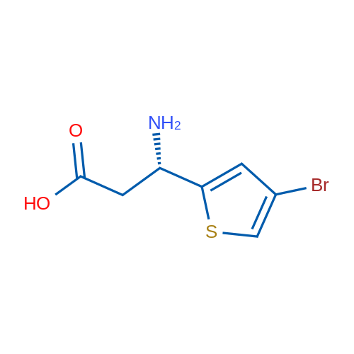 (3S)-3-amino-3-(4-bromothiophen-2-yl)propanoic acid 1g