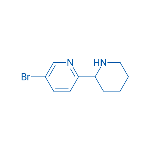 5-Bromo-2-(piperidin-2-yl)pyridine 250mg