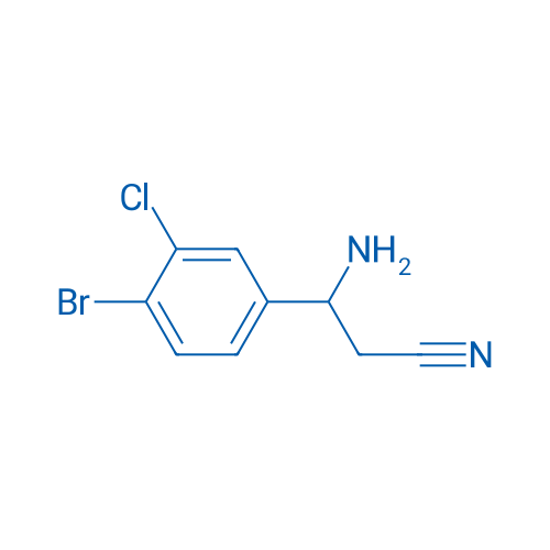 3-AMINO-3-(4-BROMO-3-CHLOROPHENYL)PROPANENITRILE 1g