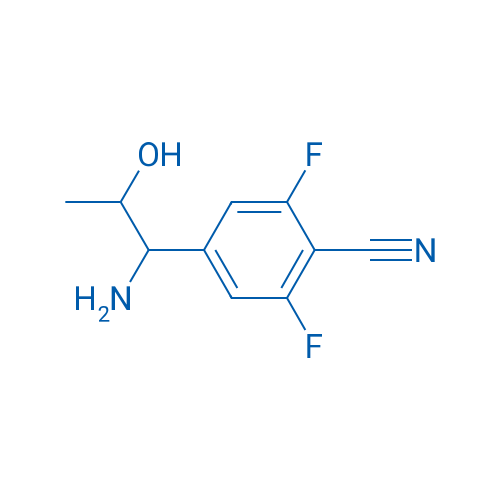 4-(1-AMINO-2-HYDROXYPROPYL)-2,6-DIFLUOROBENZENECARBONITRILE 1g