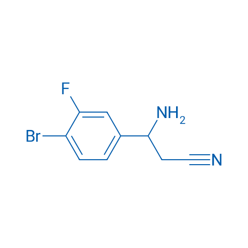 3-AMINO-3-(4-BROMO-3-FLUOROPHENYL)PROPANENITRILE 1g